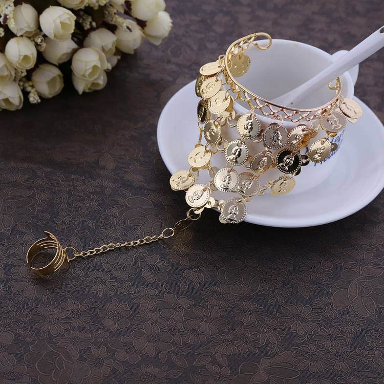 Gold bracelets